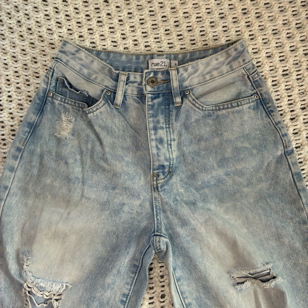 Rue21 Faded Blue Denim Jeans